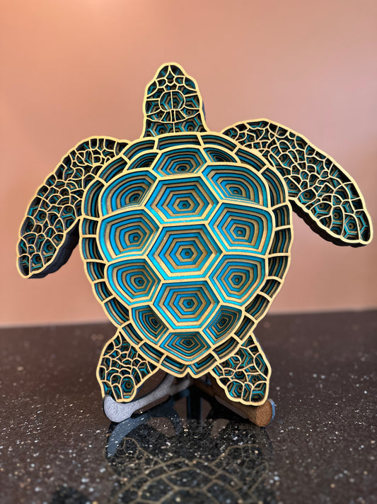Sea turtle - yellow